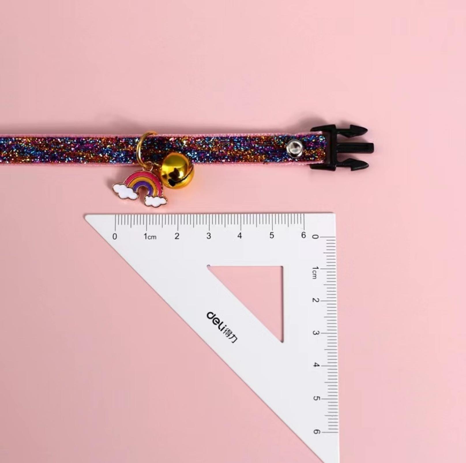 Rainbow Adjustable Pet Collar