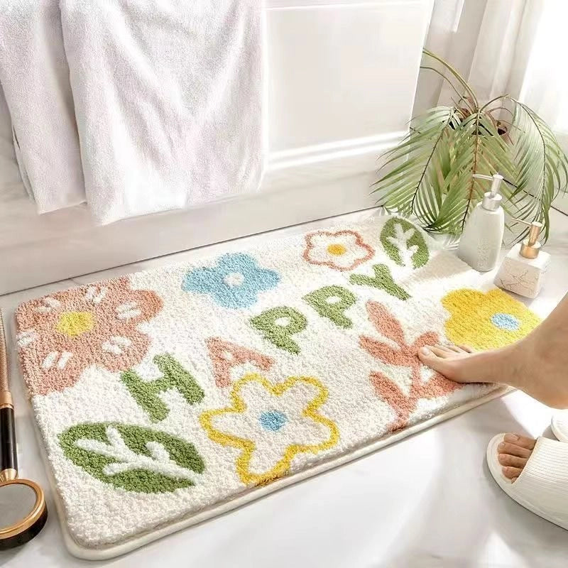 Casual Elegant Cute Geometric Floral Imitation Cashmere Carpet Bedding