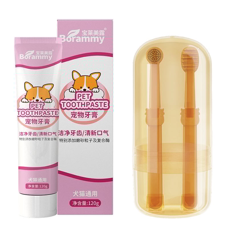 FlexiBrush Pet Toothbrush with Tongue Scraper