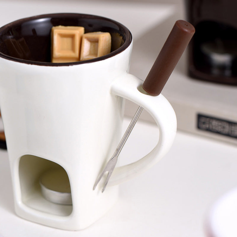 🍫Ceramic Chocolate Fondue Mug