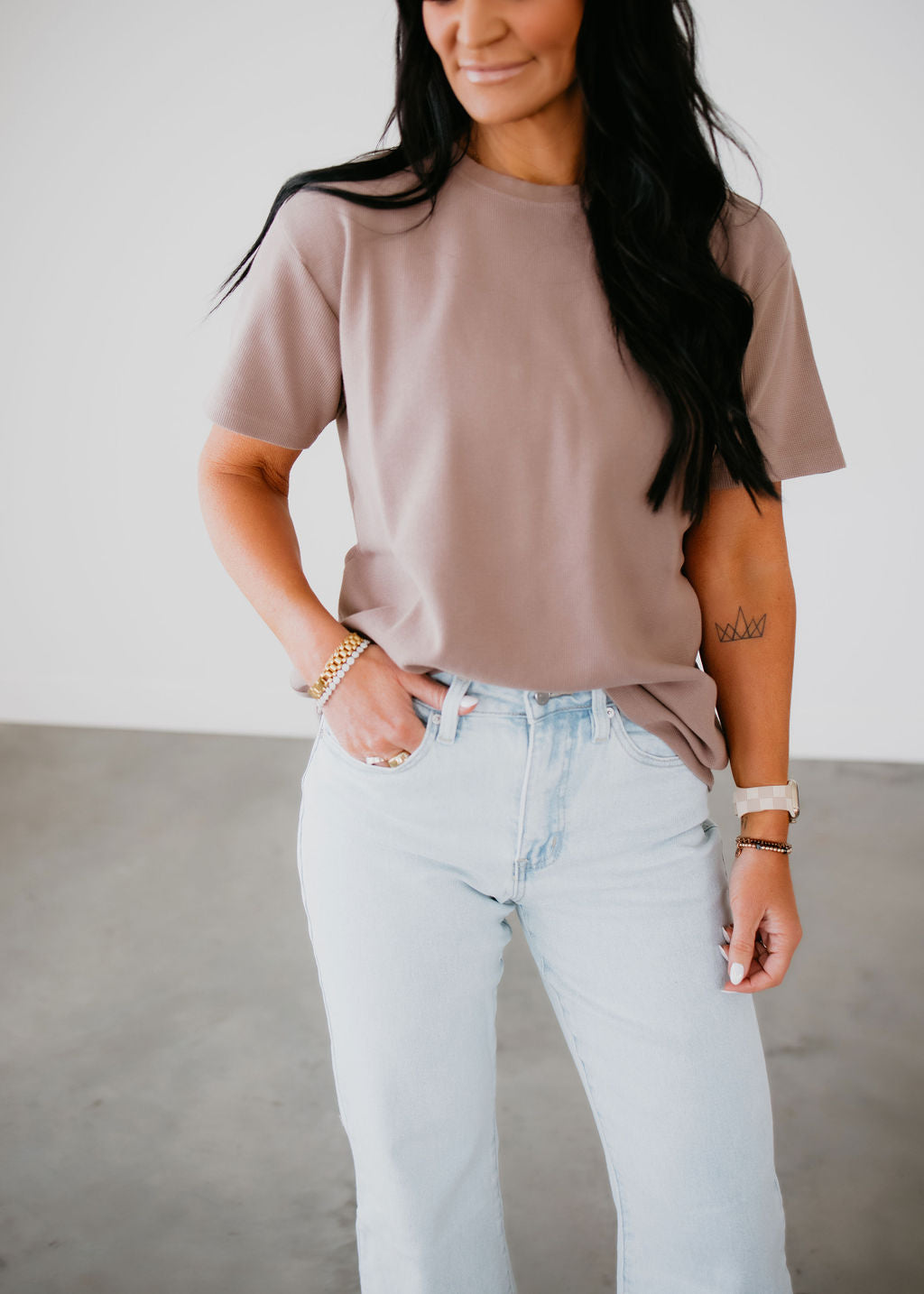 Westin Waffle Tee by Chelsea DeBoer