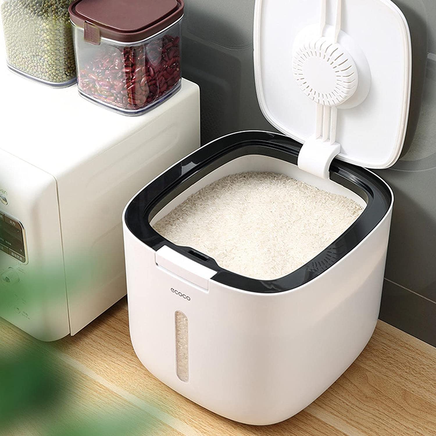 Moisture-Proof Rice Storage Box. Nano Bucket For Kitchen Container 5kg