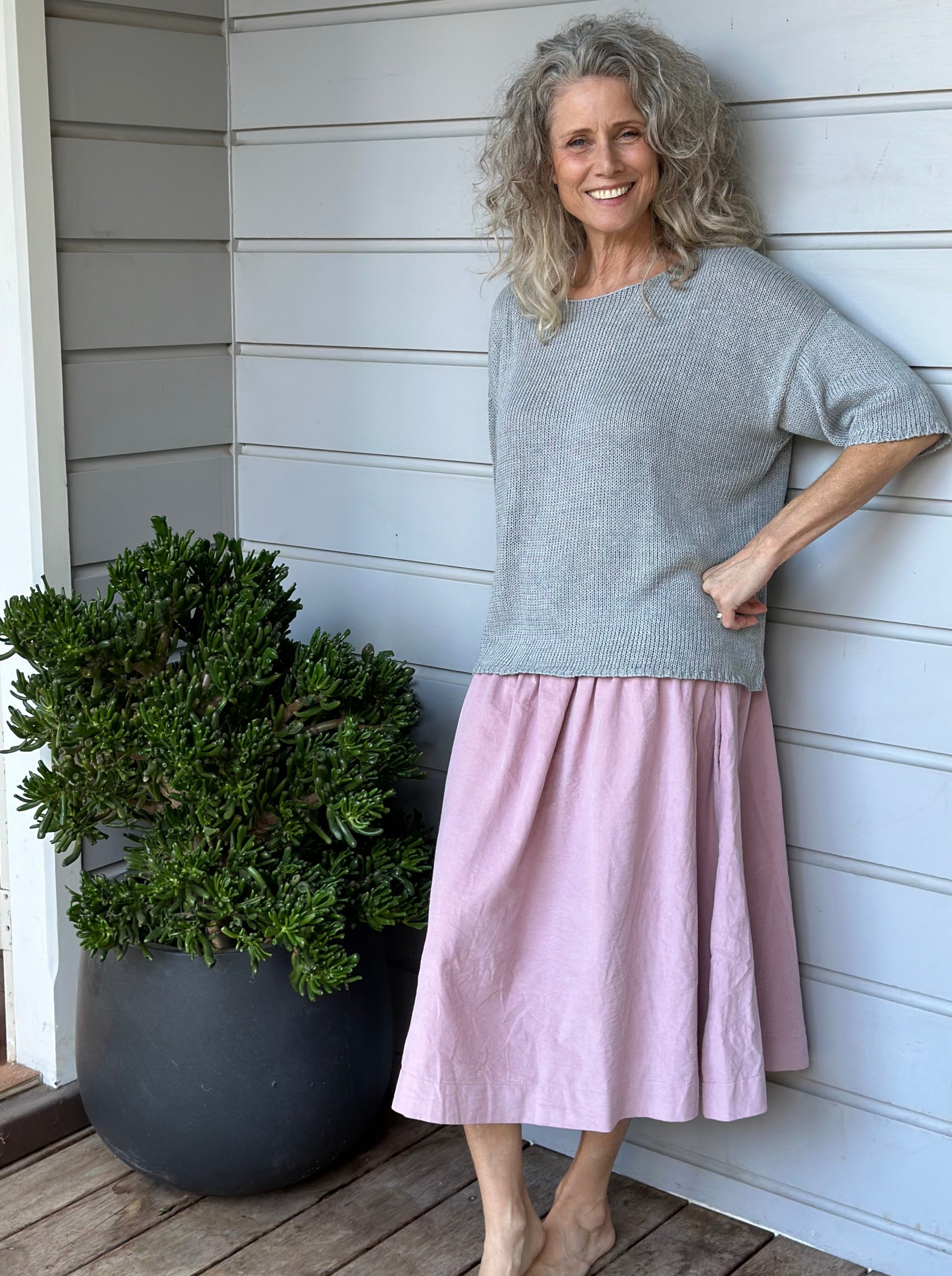 dusty pink cord