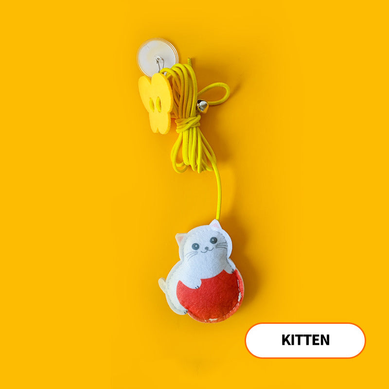 🔥Hot Sale😻Adjustable Hanging Cat Interactive Toy🧶