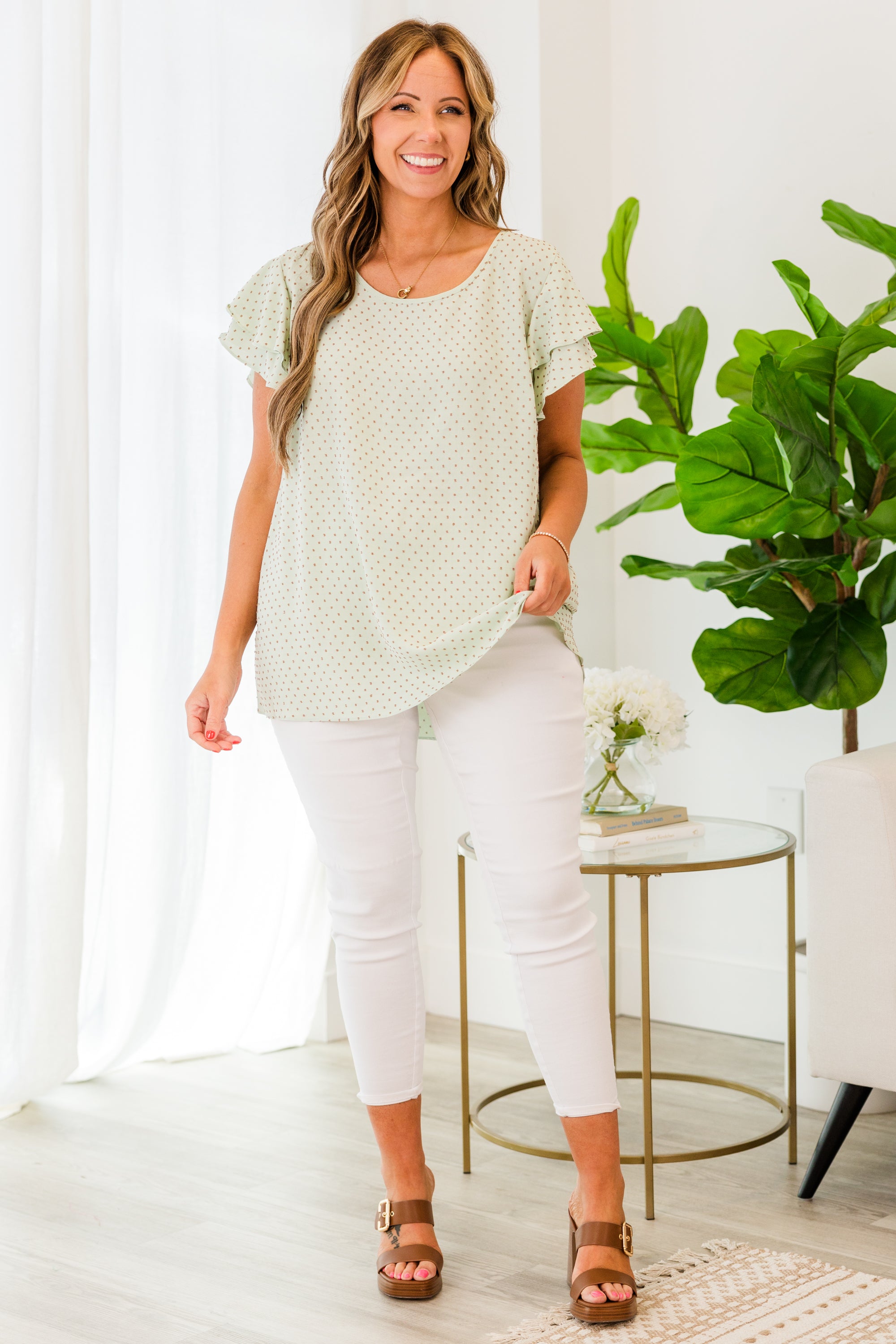 Good For Me Top. Mint