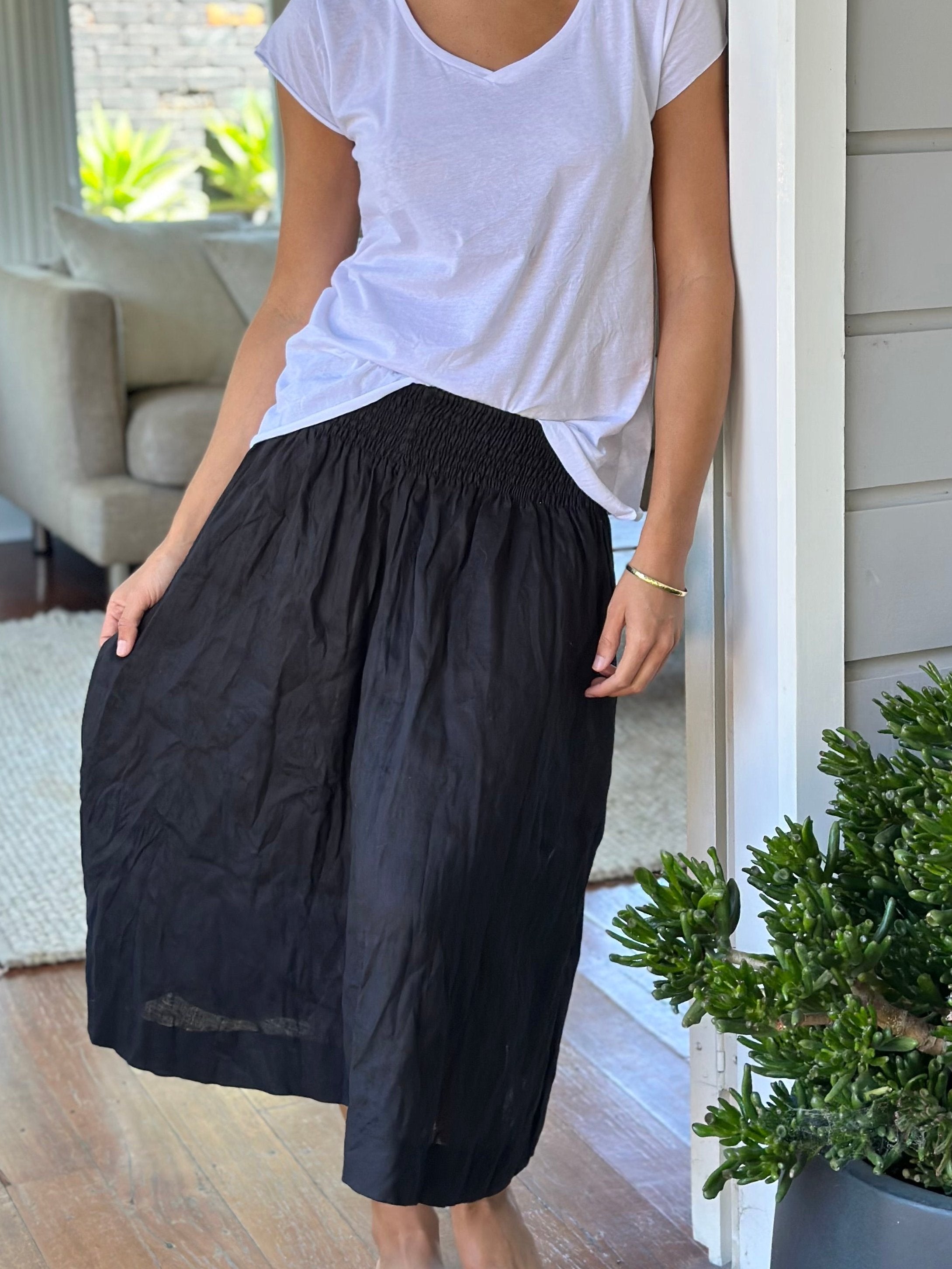 black linen