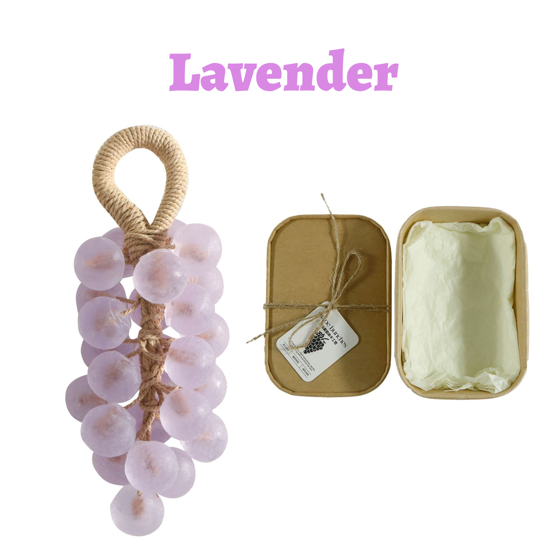 🎅🏻Christmas Sale 50% OFF -🍇Personalized Original Handmade Crystal Grape Soap Gentle Cleansing Soap