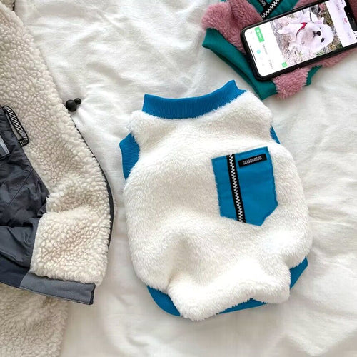 Fleece Pocket Design Dog Cat Sweater