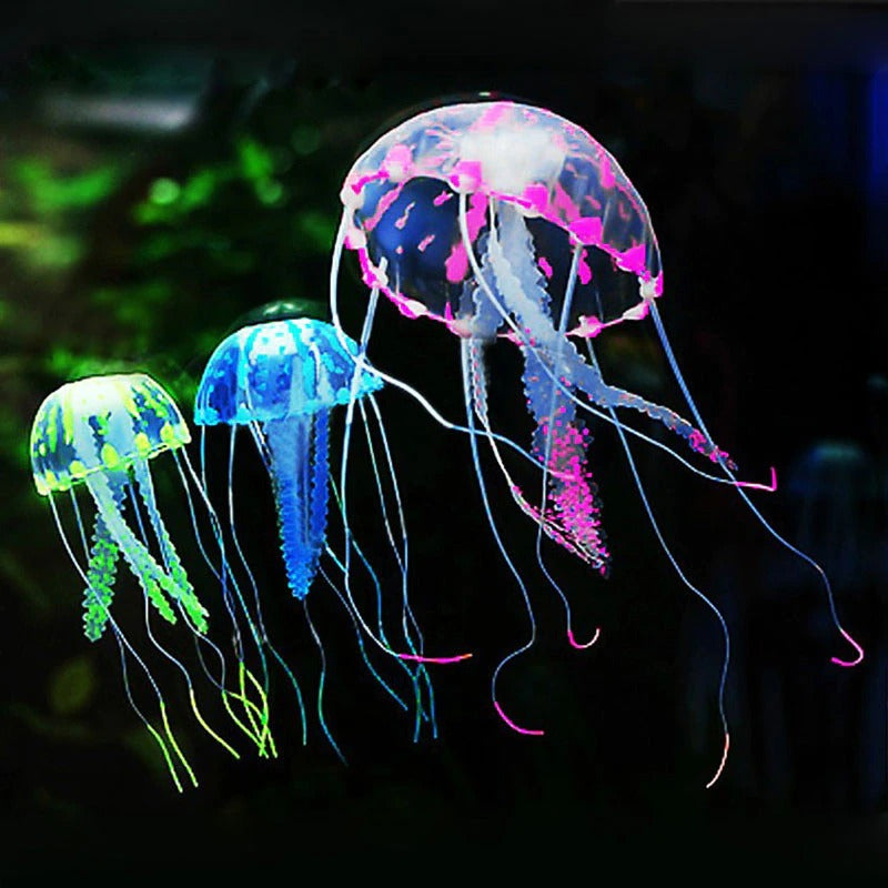 Jellyfish Fish Ornament For Aquarium