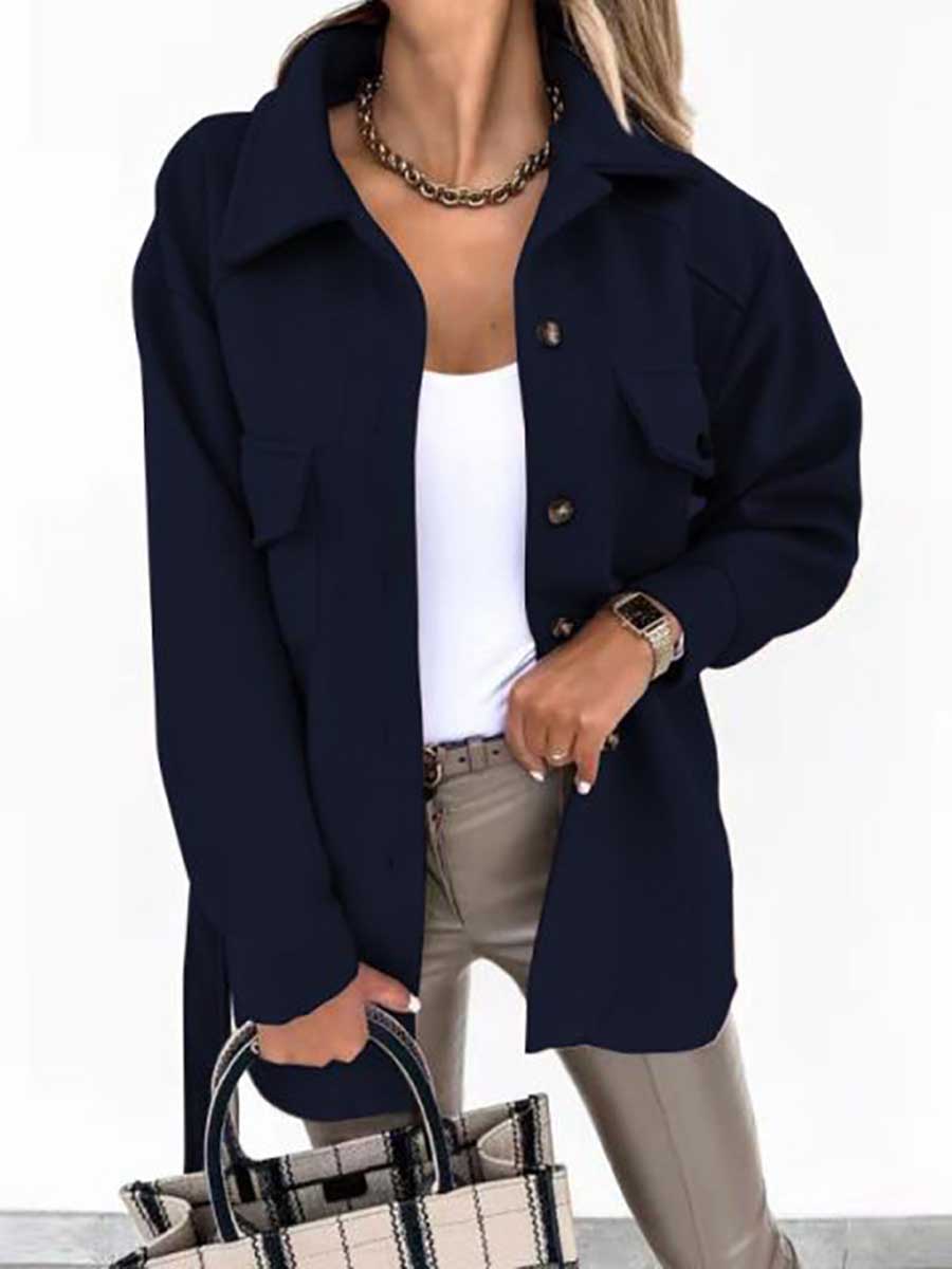 Temperament Lapel Tweed Jacket