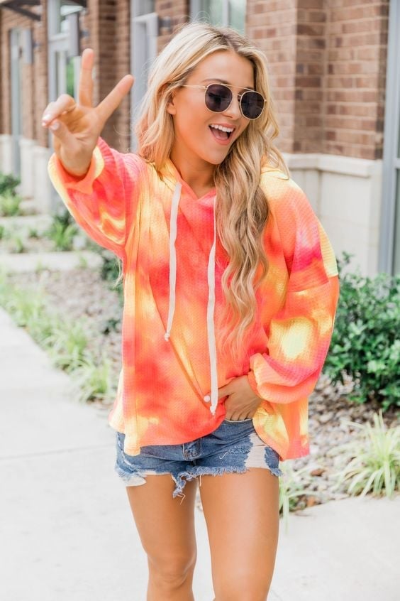 Tie Dye Pullover  (Buy 2 Free Shipping)