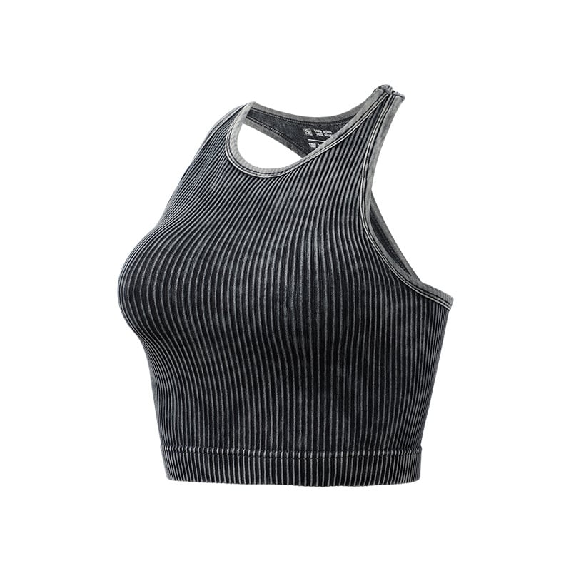 Women's Solid Racerback Sports Tank Top