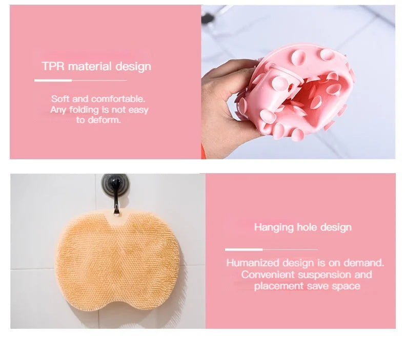 Shower Foot & Back Scrubber. Massage Pad