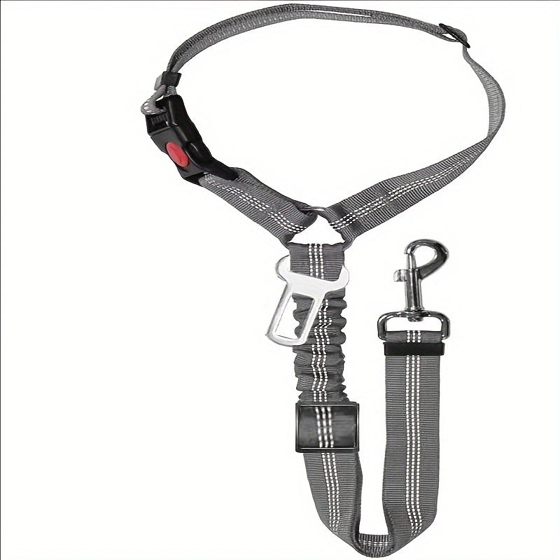 Pet Car Seat Belt Traction Rope Hot Picking Dog Rope Retractable Large Dog Ring Buckle Dog Chain Nylon