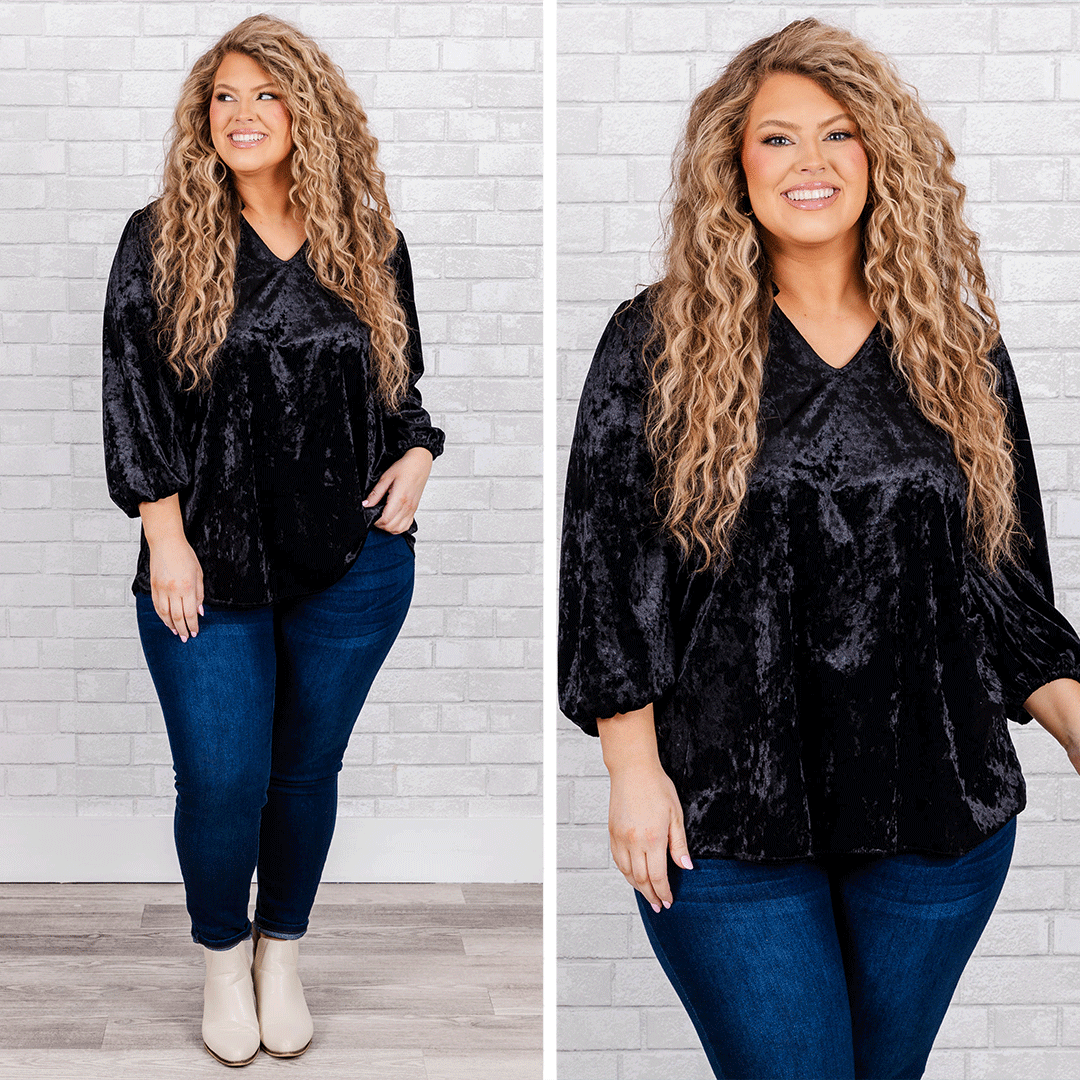 Rest Your Mind Top. Black