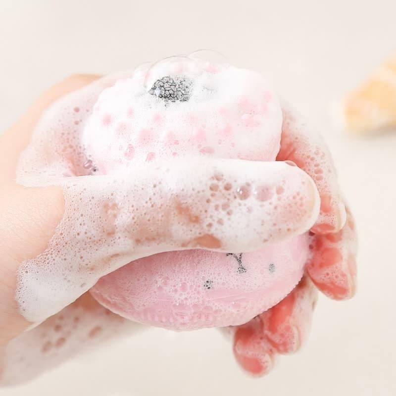 Silicone Design Octopus Shape Facial Sponge Cleansing Brush. Face Pore Cleaner. Acne & Oil Removal