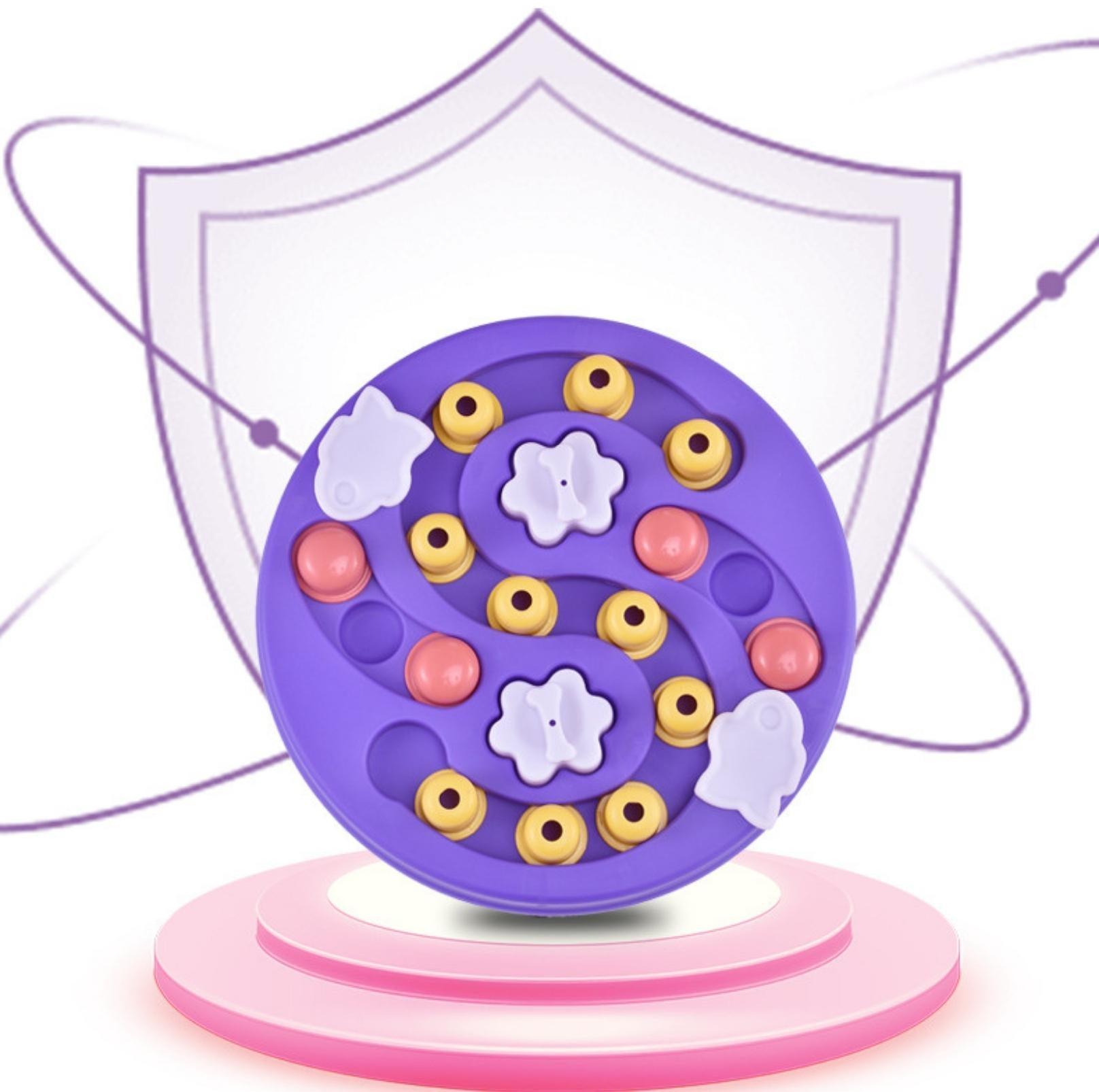 Interactive Colourful Dog Puzzle Training Toy