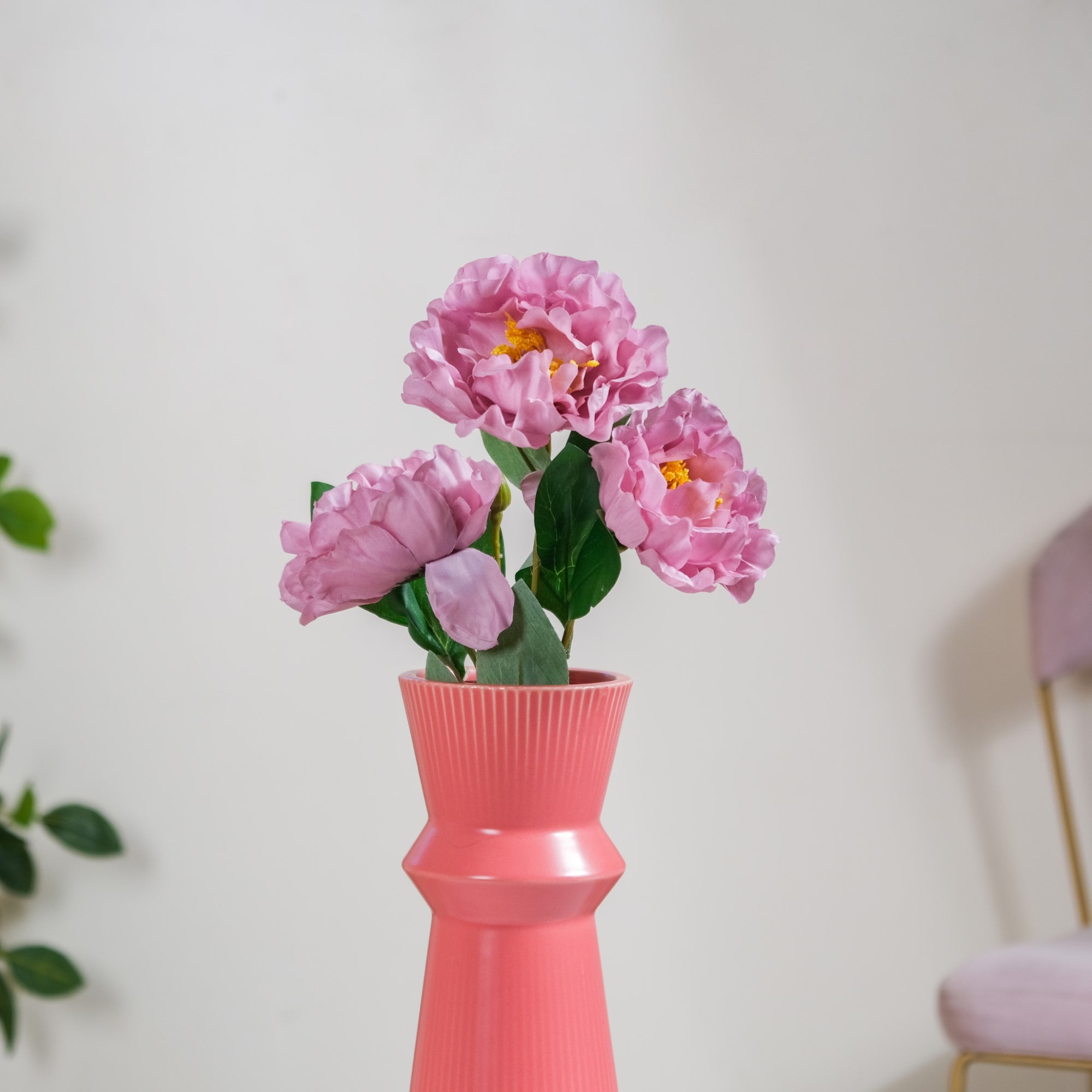 Colorful Peony Stems