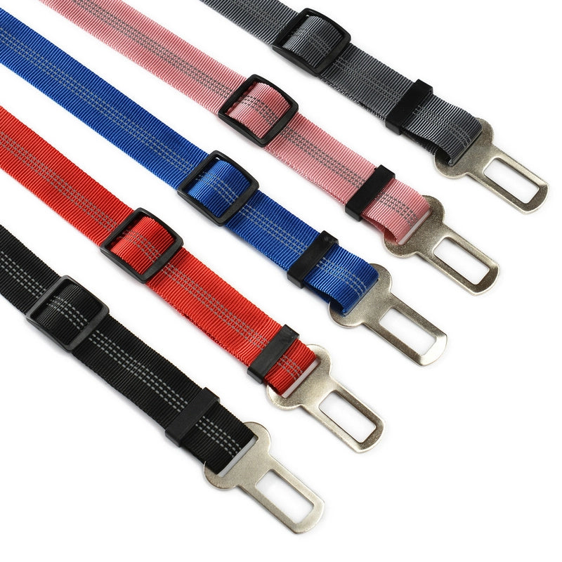 Pet Safety Belt Retractable Car Pet Car Traction Rope Reflective Safety Rope Dog Explosion-proof Flushing Supplies