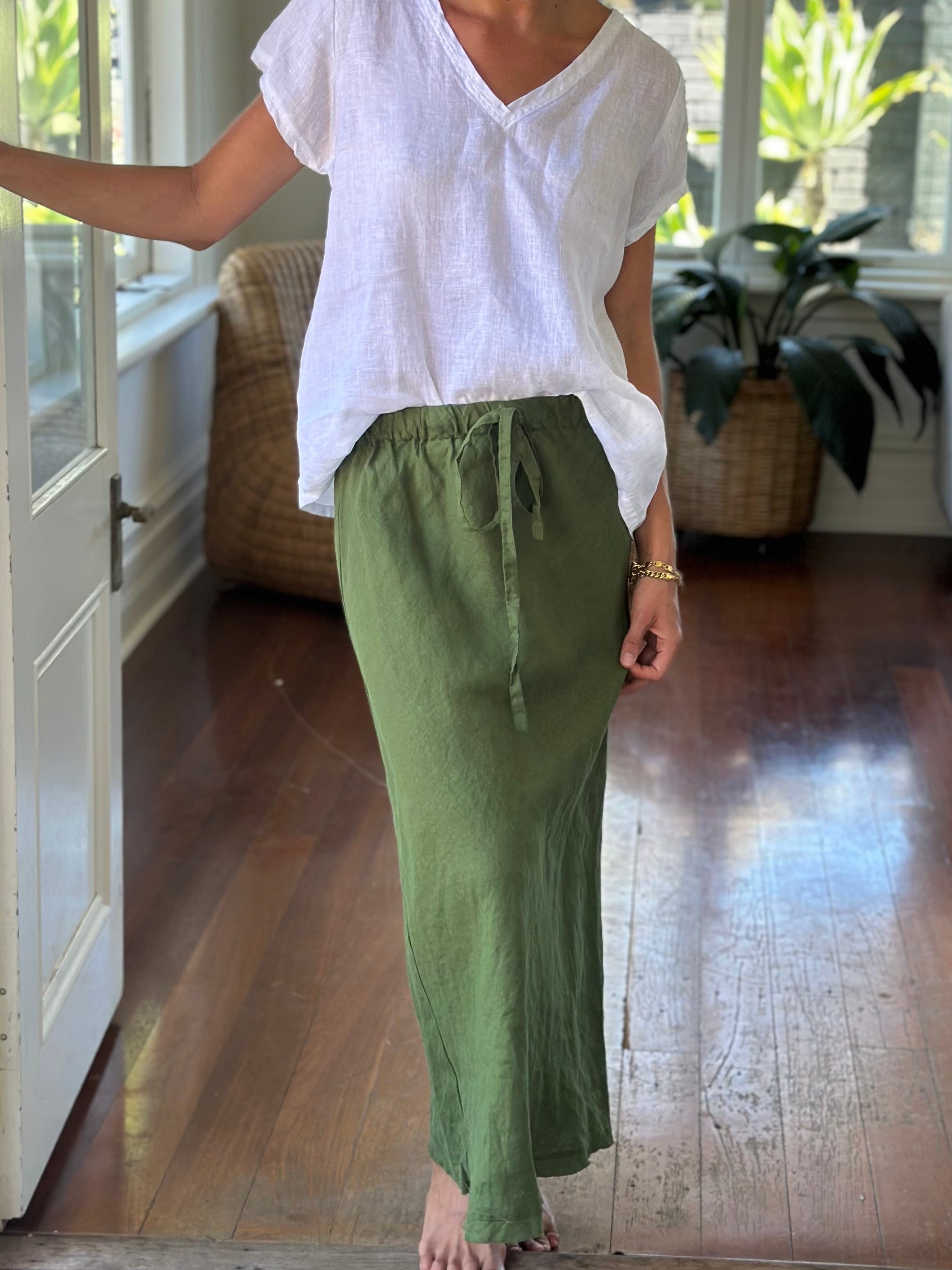 moss linen