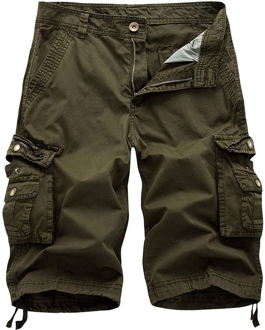Men's Loose Cargo Shorts with Big Pocket