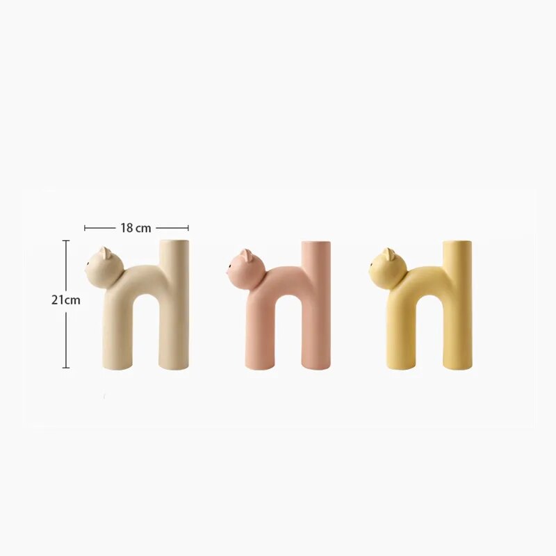 NeatNest Cat Flower Vase