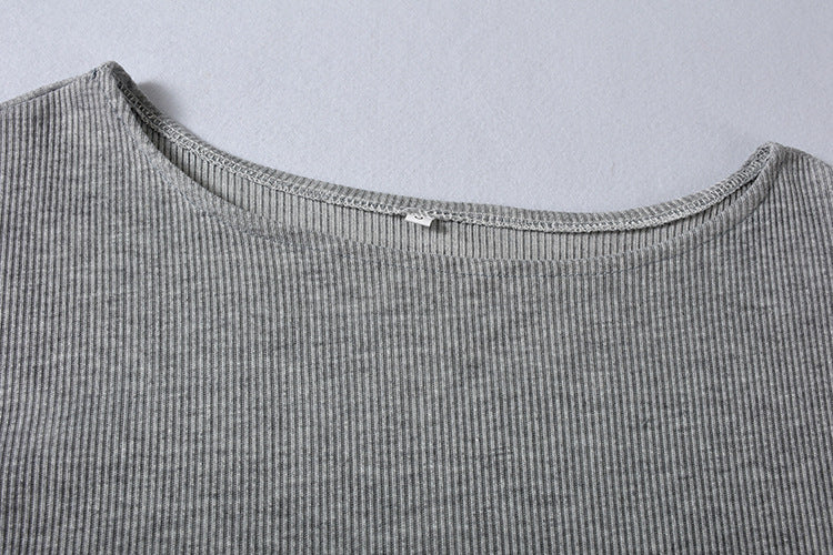 Solid Color Casual Lace-Up Slouchy Suit(7 color)