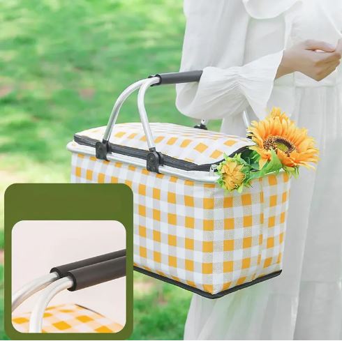 Foldable Insulated Picnic Basket