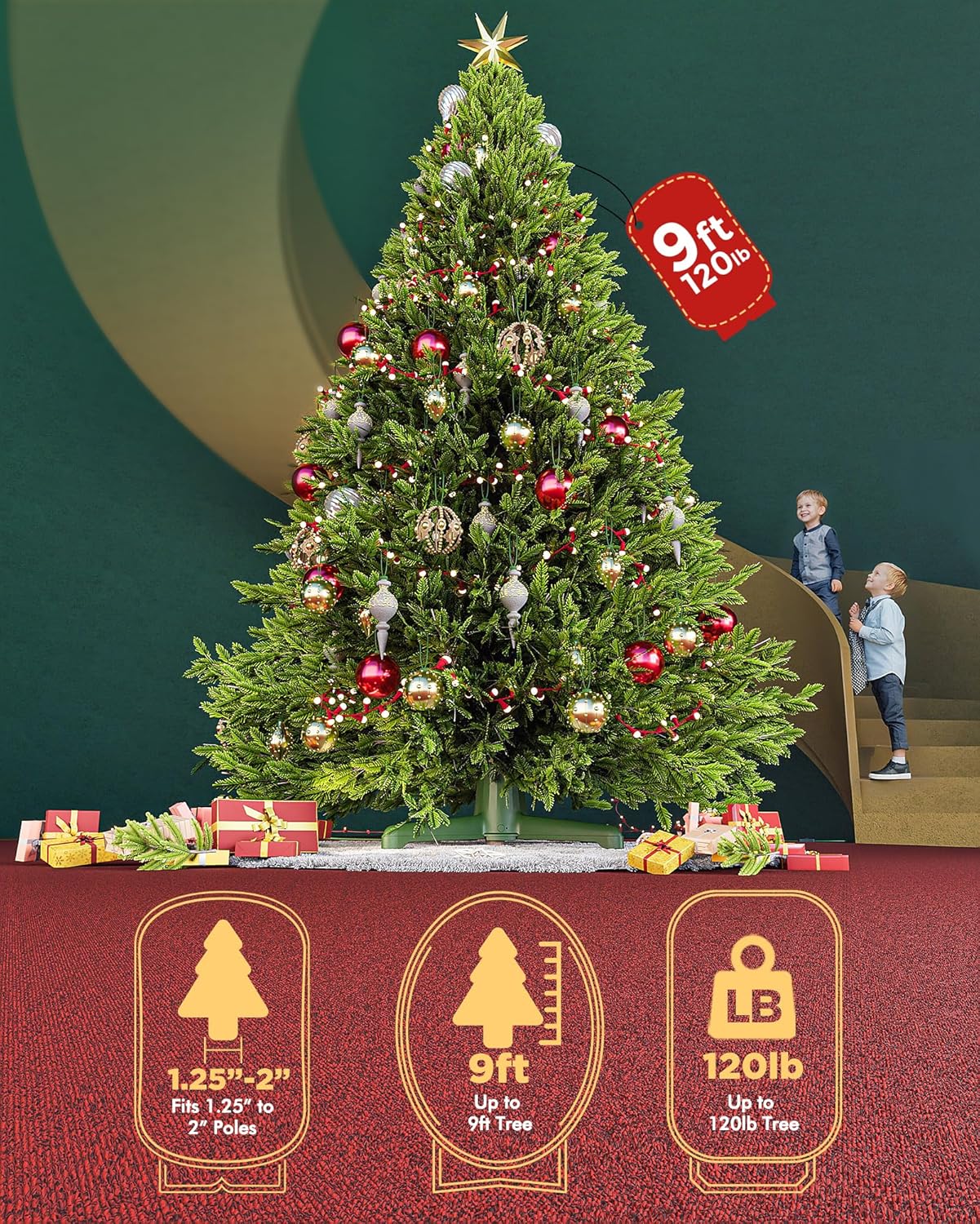 Musical Rotating Christmas Tree Stand