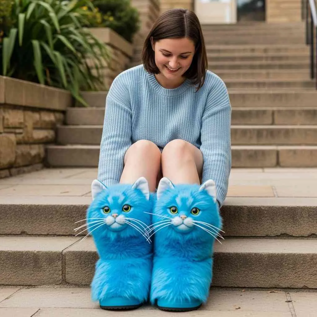 Fluffy Cat Boots for Women Who Love Comfort