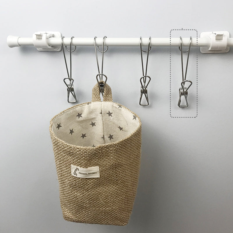 Stainless Steel Clothes Pins Hook Clip10PCS