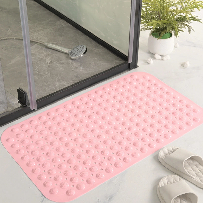 Modern Simple Solid Color Bathroom Non-slip Mat PVC Bathroom Household Anti-fall Floor Mat Shower Room Hydrophobic Floor Mat