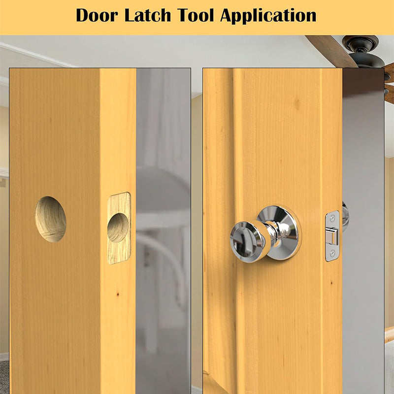 Door Latch Mortise Tool for 1-3/4in & 1-3/8in