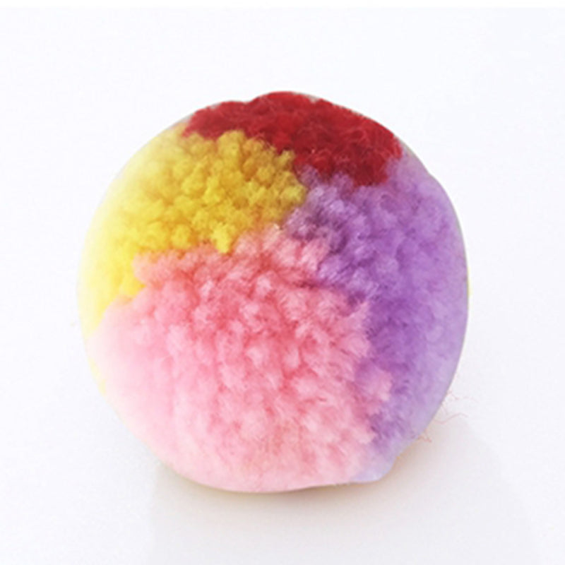 6 Piece Colorful Plush Cat Toys