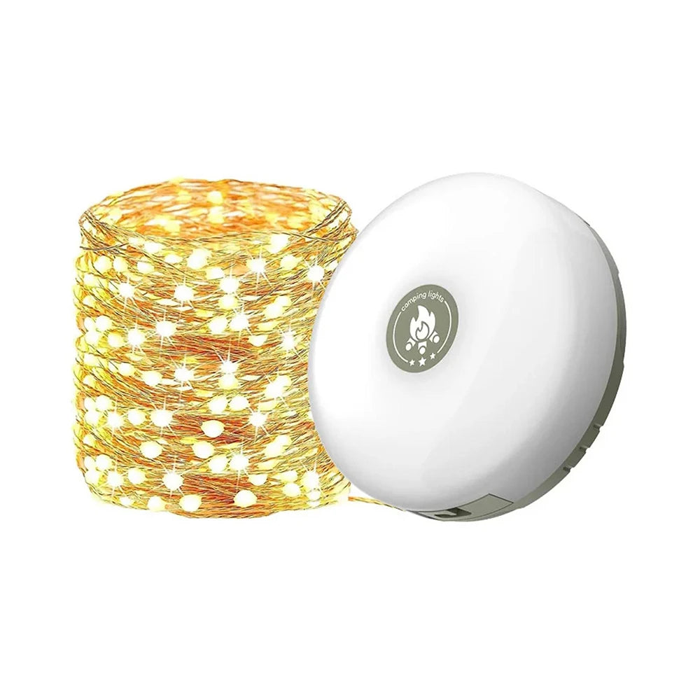 GlowTrail™ Solar Camping String Lights