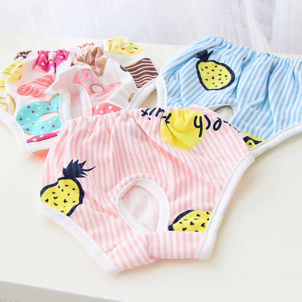 Washable Printed Diapers For Dogs Cats