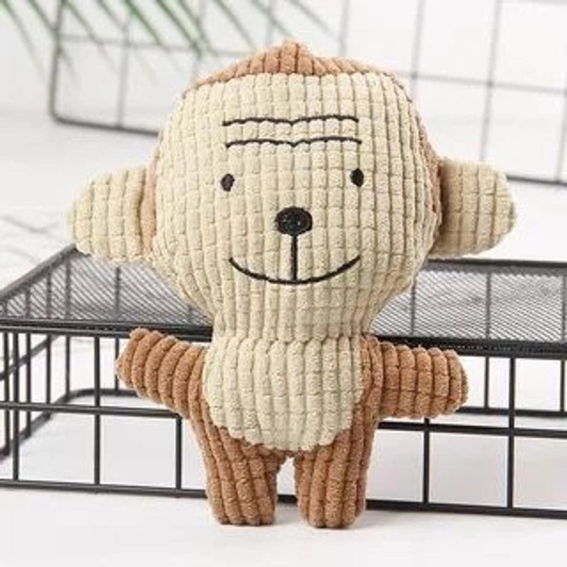 Simple Cartoon Animal Shape Bite-resistant Pet Toy