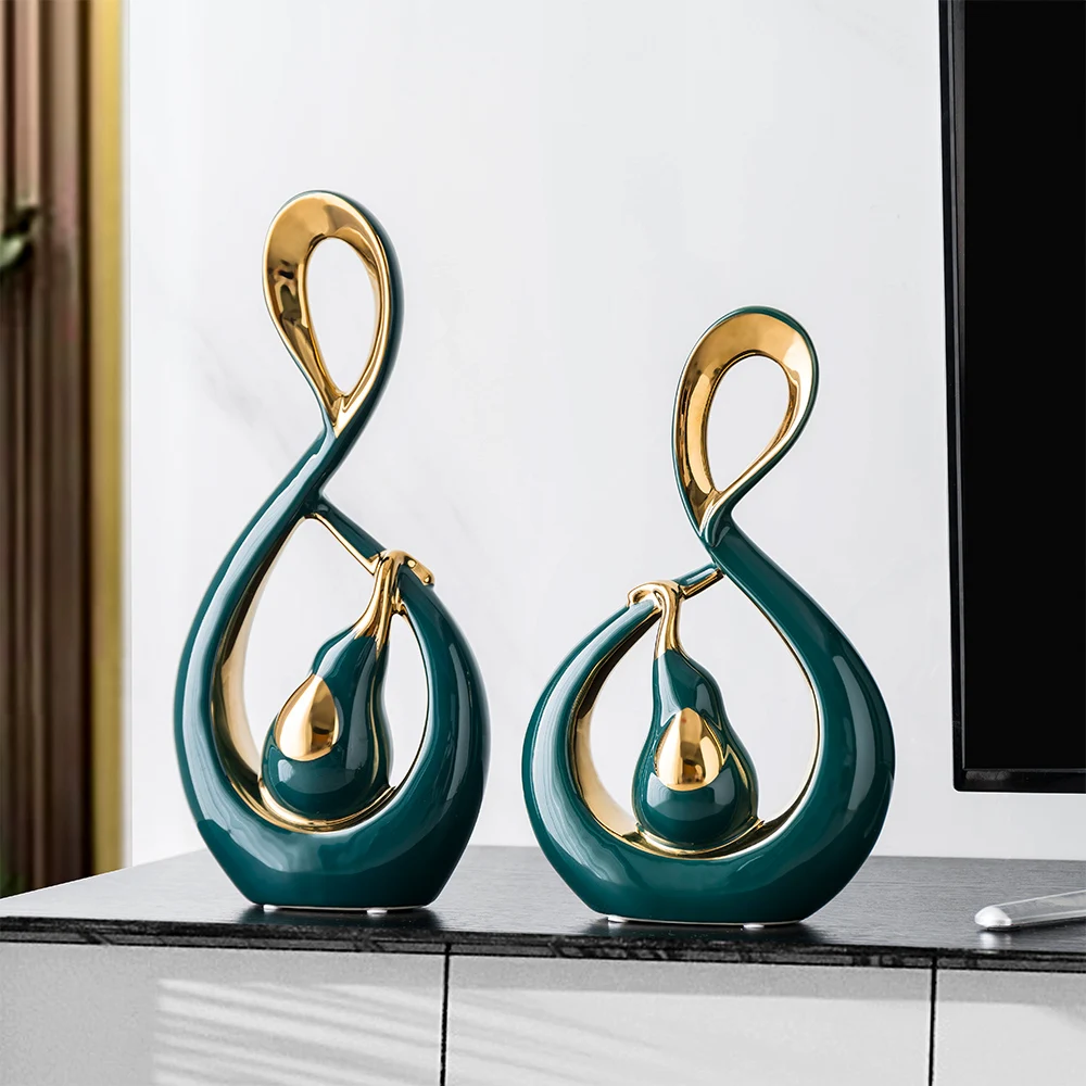 home decor Flourishing Art Desktop ornaments home decor modern ceramics crafts living room office home decorative items