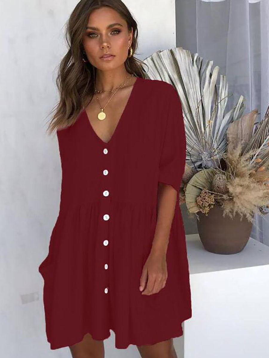 Button Dress