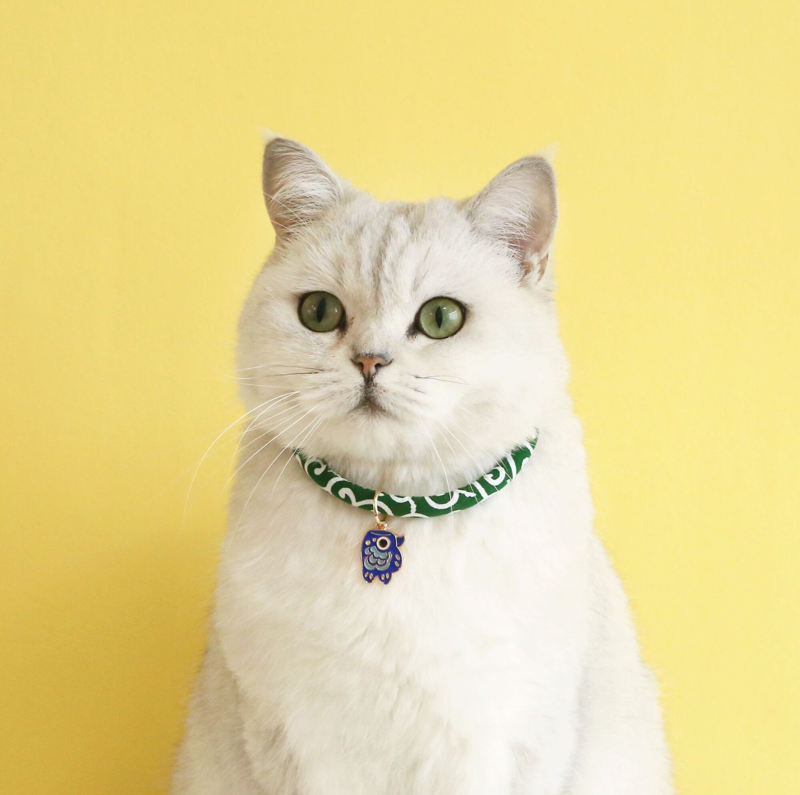 Charming Koi Fish Pendant Collar: Adjustable Pet Accessory