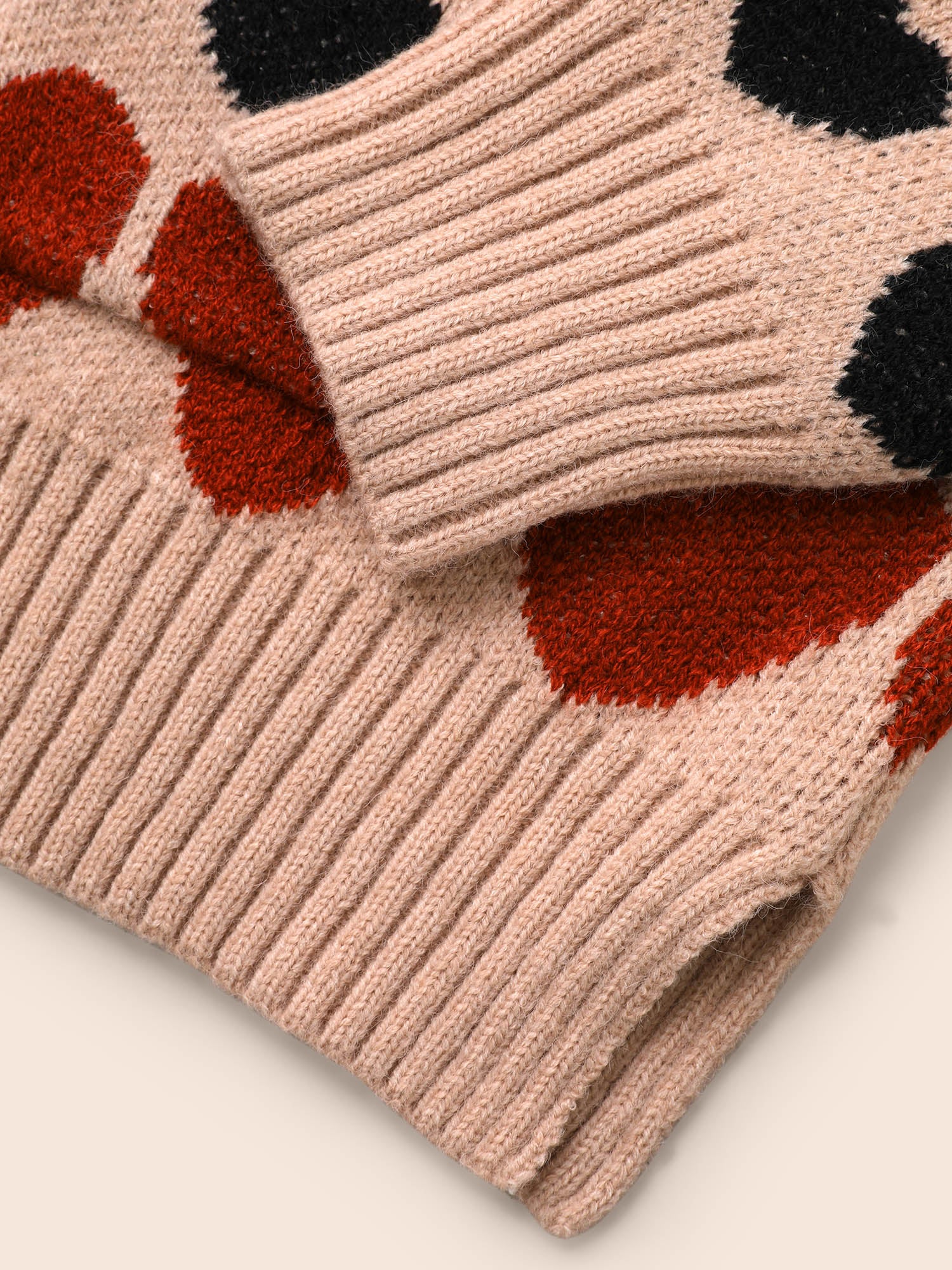 Contrast Heart Patch Pocket Cardigan