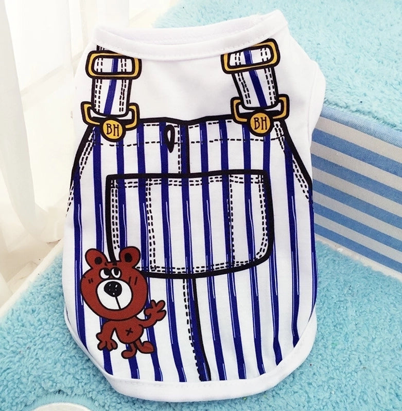 Minimalist Acrylic Solid Color Pet Clothing