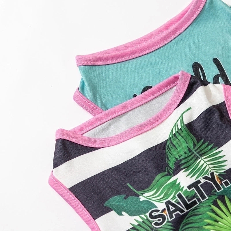 Casual Polyester Letter Tree Pet Clothing