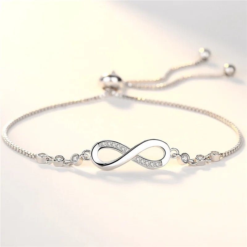 S925 Infinity Diamond Love Bracelet