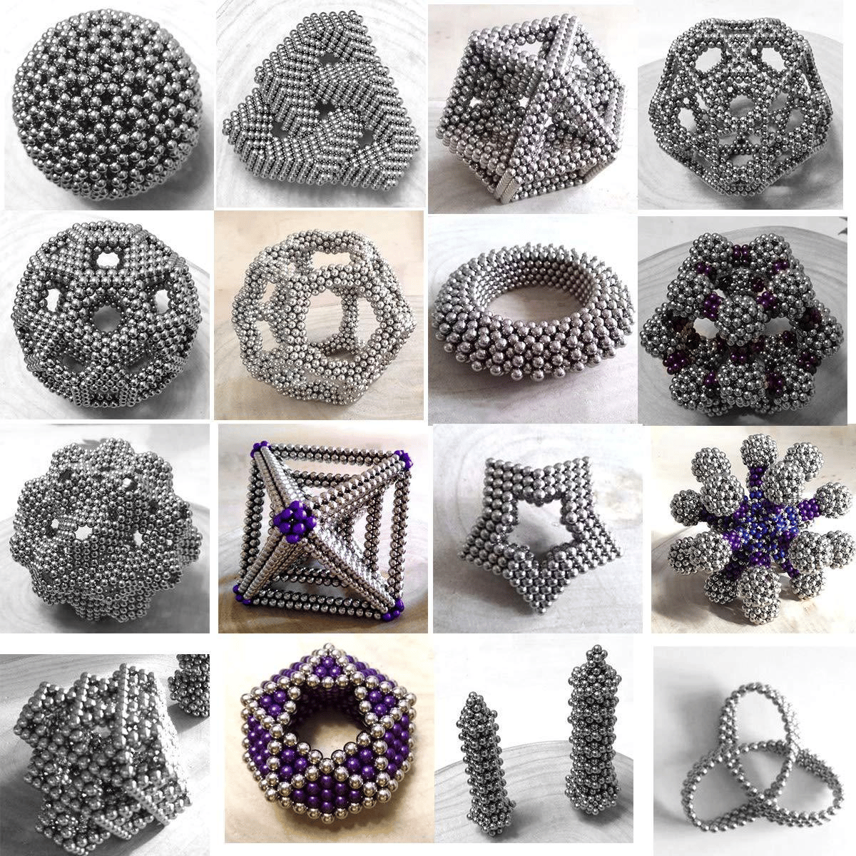 3D Puzzle Magnetic Balls - 216 magnetic balls