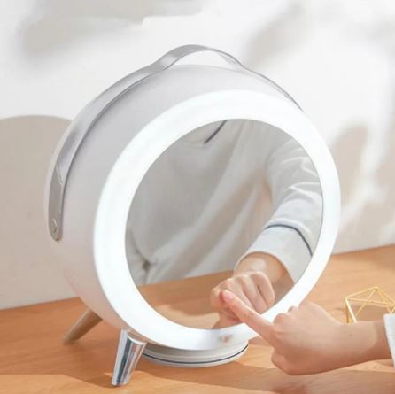 LED Cosmetic Storage Box. Dressing Table Storage Cosmetic Storage Box (White)