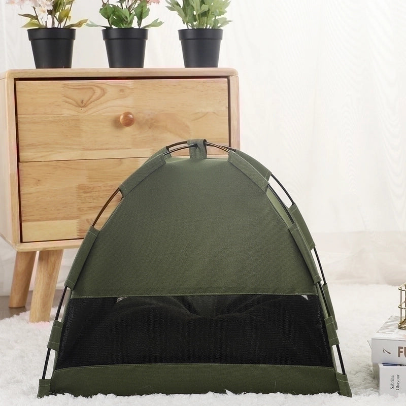 Minimalist Cloth Solid Color Pet Bed
