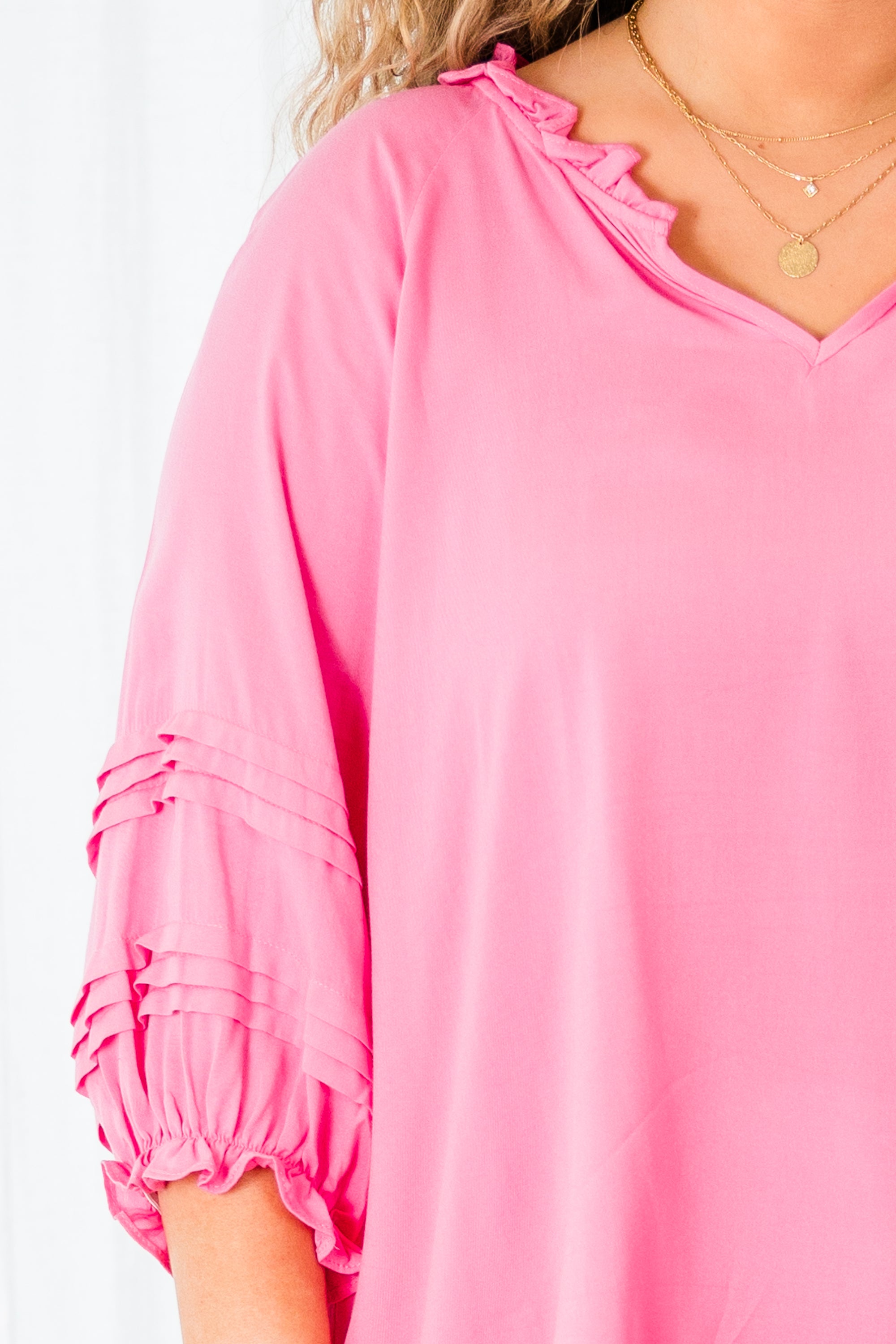 Almost Ready Top. Pink Cosmos