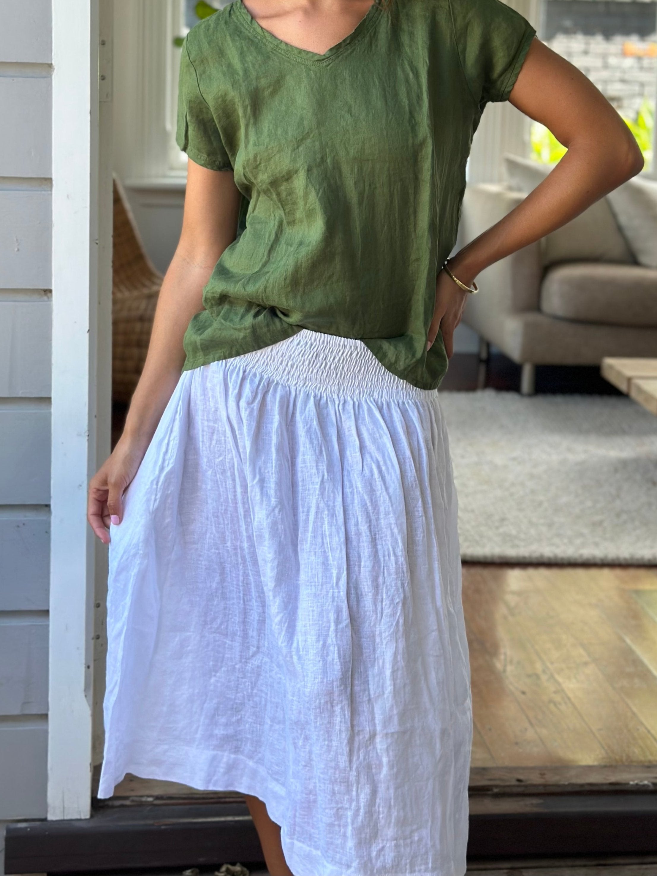 white linen