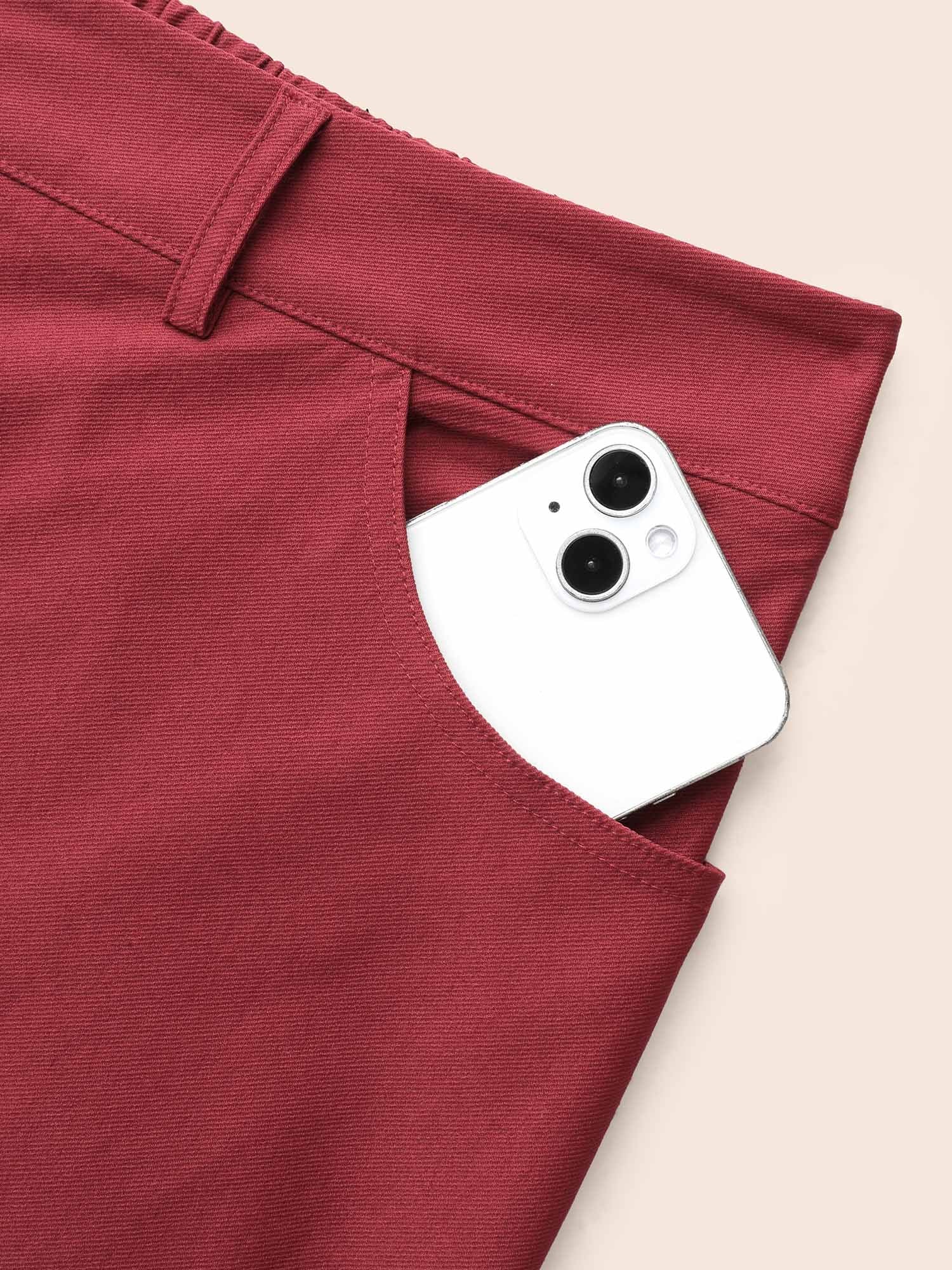 Holiday Stretchy Flared Pants